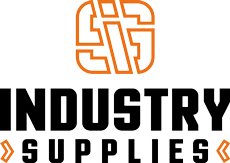 Industries supplies logo black outline
